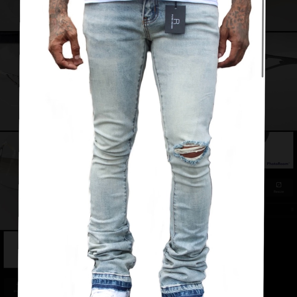 Pure Reign Indigo jeans- brand new, never wore